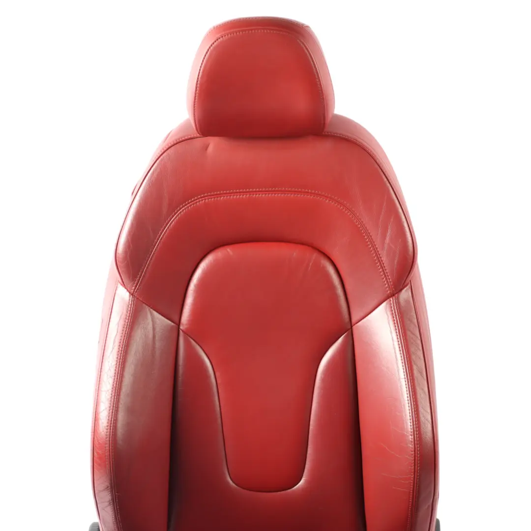 Audi TT 8J Coupe Sport Seat Front Right O/S Heated Feinnappa Leather Magma Red