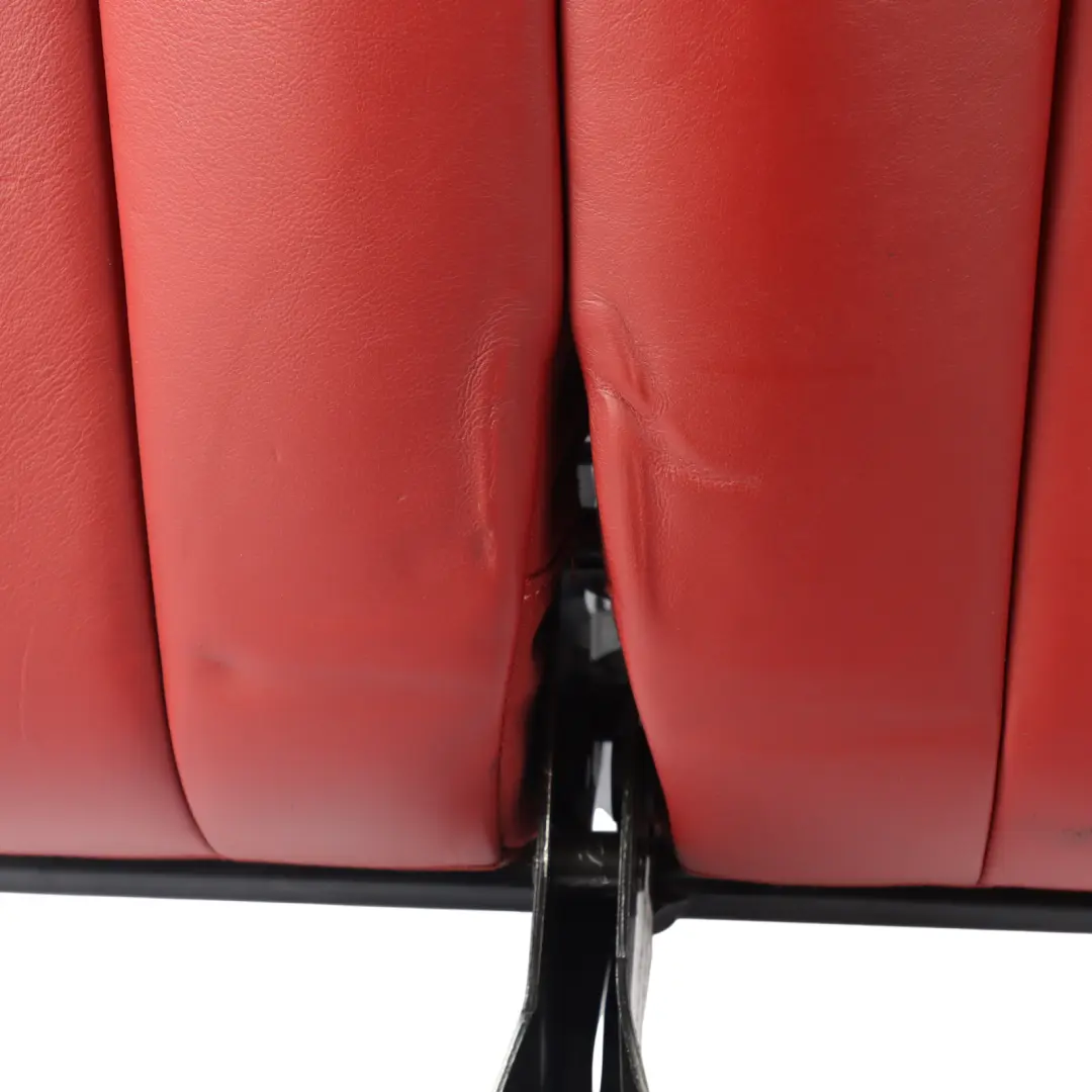 Audi TT 8J Coupe Roadster Rear Seat Backrest Covering Leather Red