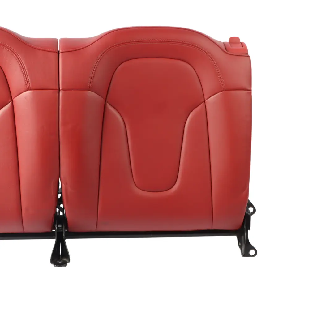 Audi TT 8J Coupe Roadster Rear Seat Backrest Covering Leather Red