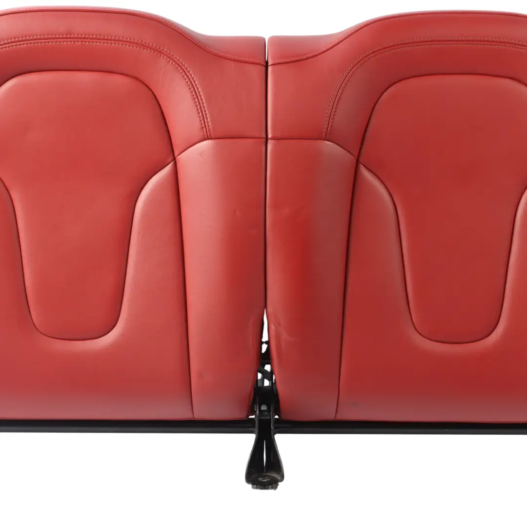 Audi TT 8J Coupe Roadster Rear Seat Backrest Covering Leather Red