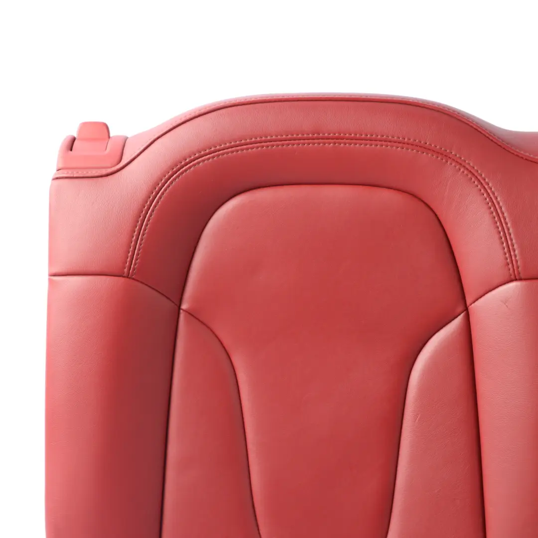 Audi TT 8J Coupe Roadster Rear Seat Backrest Covering Leather Red