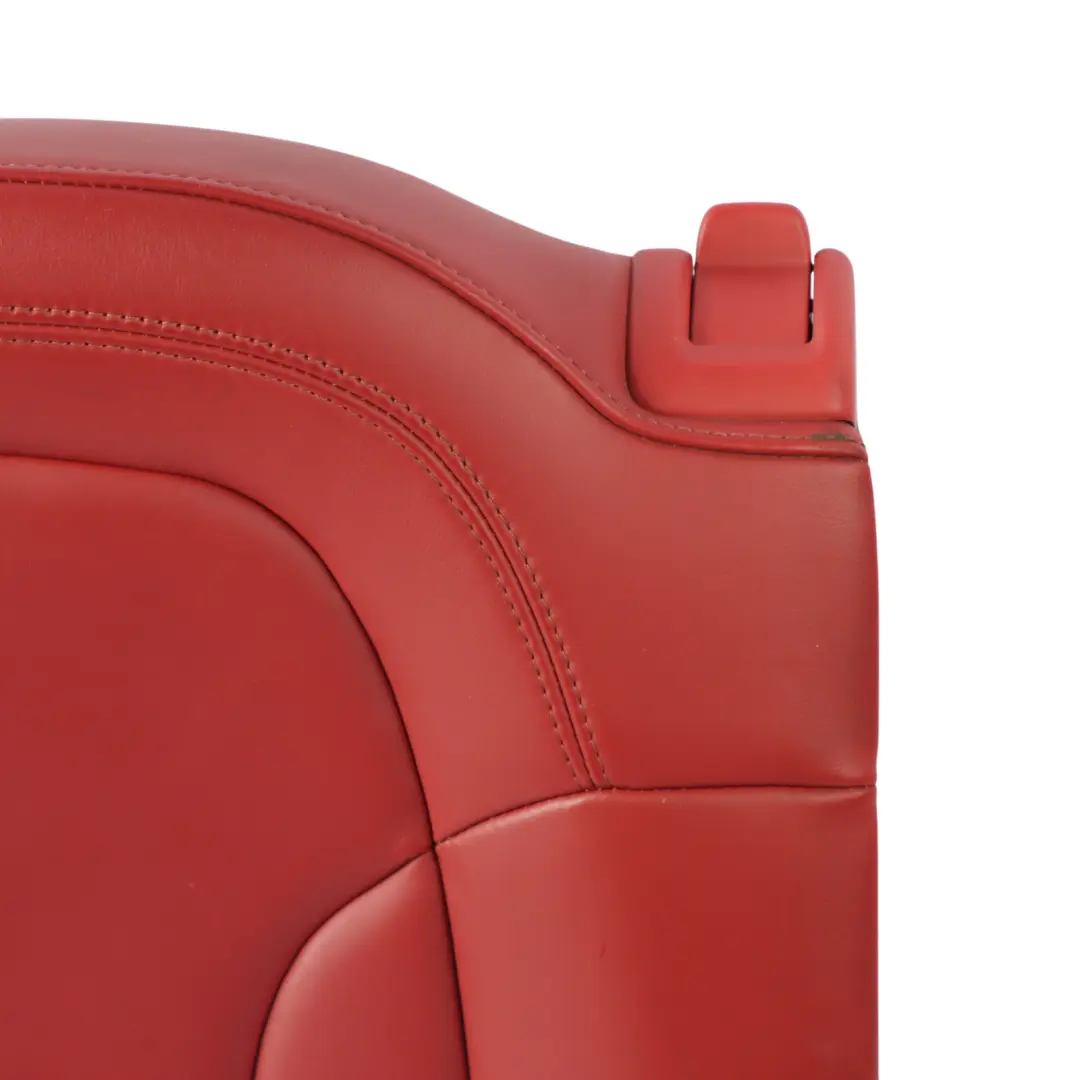Audi TT 8J Coupe Roadster Rear Seat Backrest Covering Leather Red