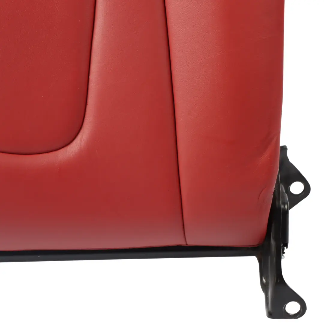 Audi TT 8J Coupe Roadster Rear Seat Backrest Covering Leather Red