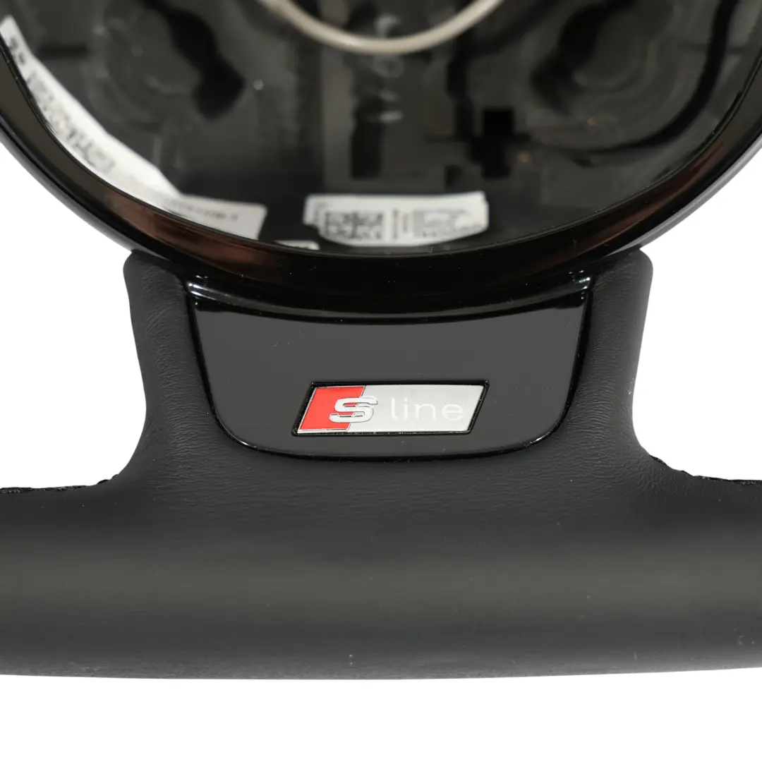 Audi A5 8T Steering Wheel S-Line NEW Black Leather Flat Bottom Paddle Shift