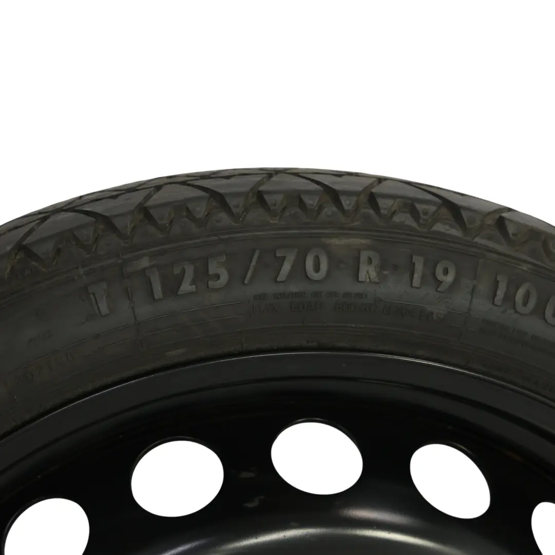 Ruota di scorta Audi A4 B8 compatta in acciaio R19 4J Hankook 125/70 8K0601027B