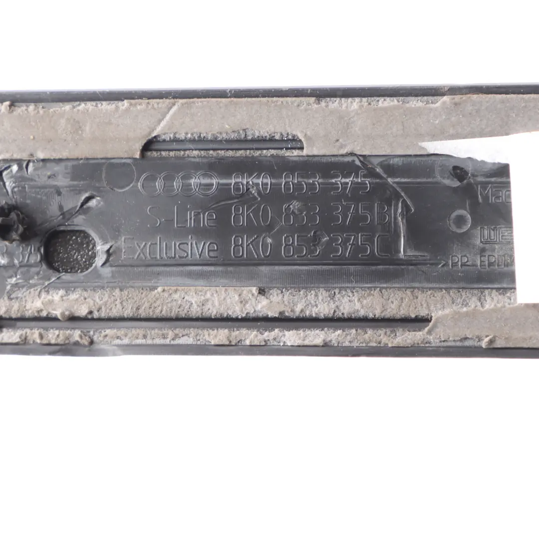Audi A4 B8 Allroad Quattro Rear Door Sill Step Plate Cover Left N/S 8K0853375