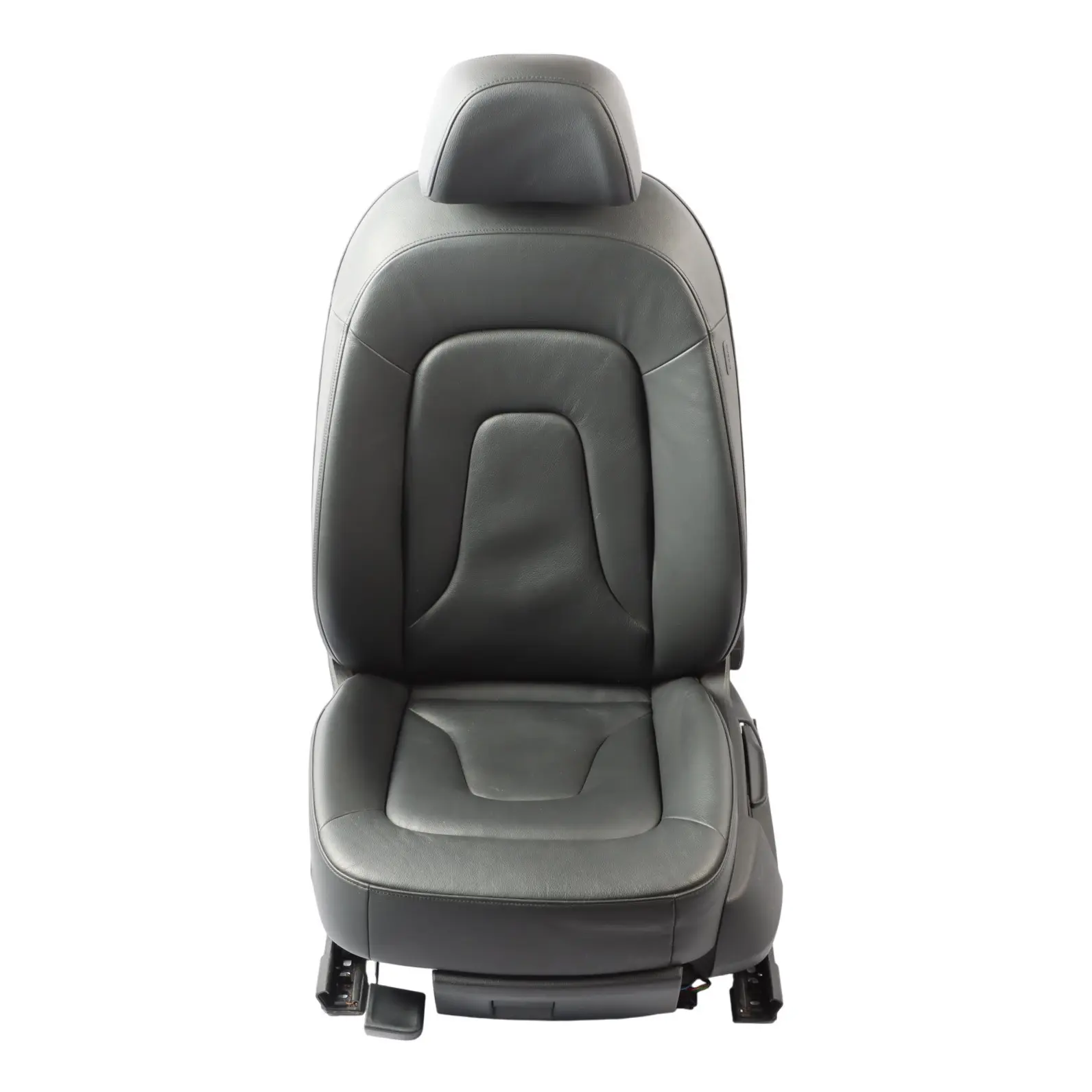 Audi A4 B8 Seat Front Left N/S Interior Heated Leather Milano Black