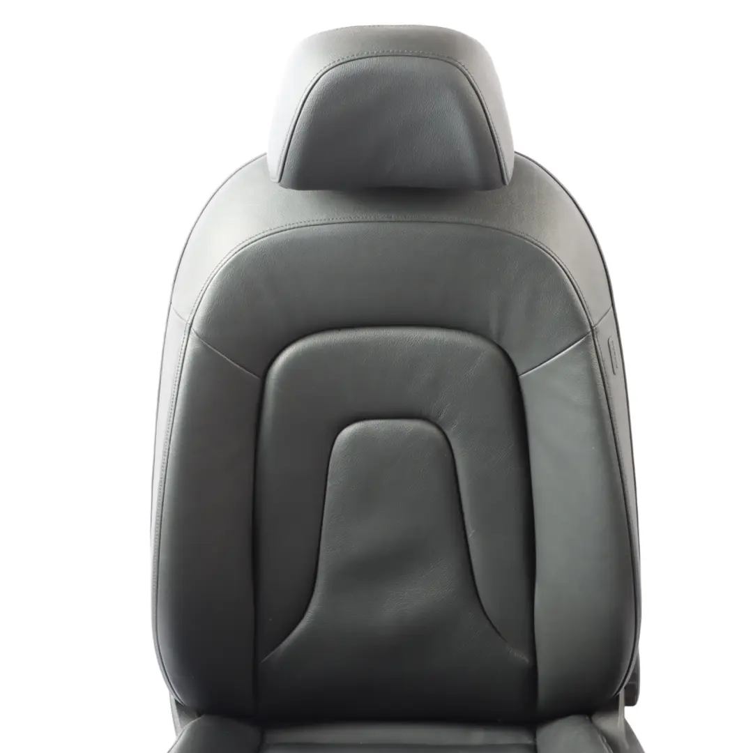 Audi A4 B8 Seat Front Left N/S Interior Heated Leather Milano Black