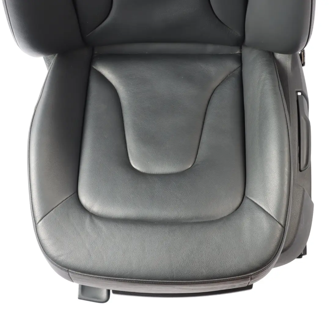 Audi A4 B8 Seat Front Left N/S Interior Heated Leather Milano Black
