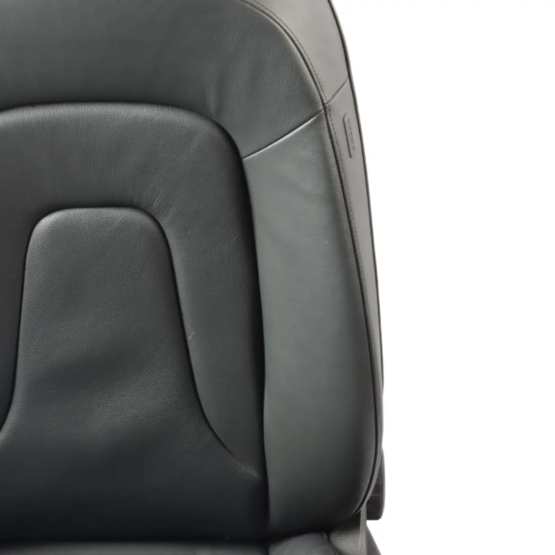 Audi A4 B8 Seat Front Left N/S Interior Heated Leather Milano Black