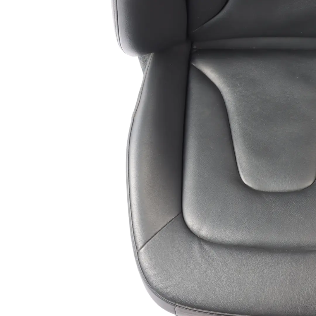 Audi A4 B8 Seat Front Left N/S Interior Heated Leather Milano Black