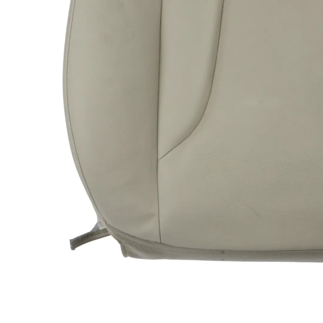 Audi A4 B8 Front Seat Back Rest Left N/S Heated Leather Gray 