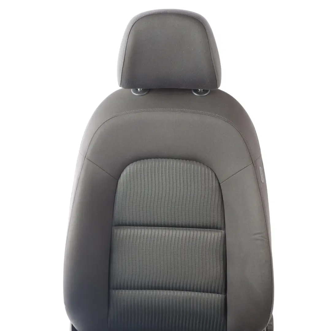 Audi A4 B8 Front Seat Interior Cloth Left N/S Fabric Soul Black 8K0881805CM