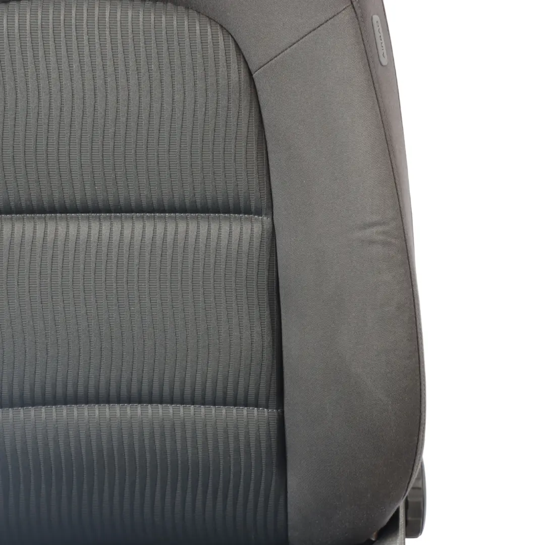 Audi A4 B8 Front Seat Interior Cloth Left N/S Fabric Soul Black 8K0881805CM