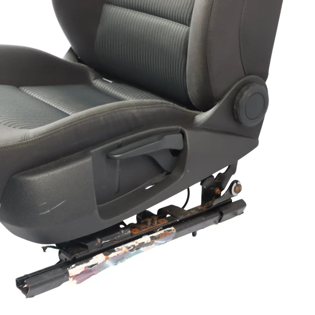 Audi A4 B8 Front Seat Interior Cloth Left N/S Fabric Soul Black 8K0881805CM