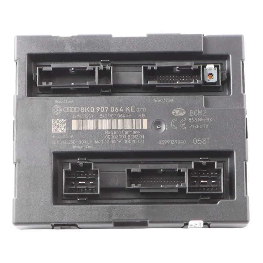 Audi A5 8T Body Control Comfort Unit Module BCM Convenience Unit ECU 8K0907064KE