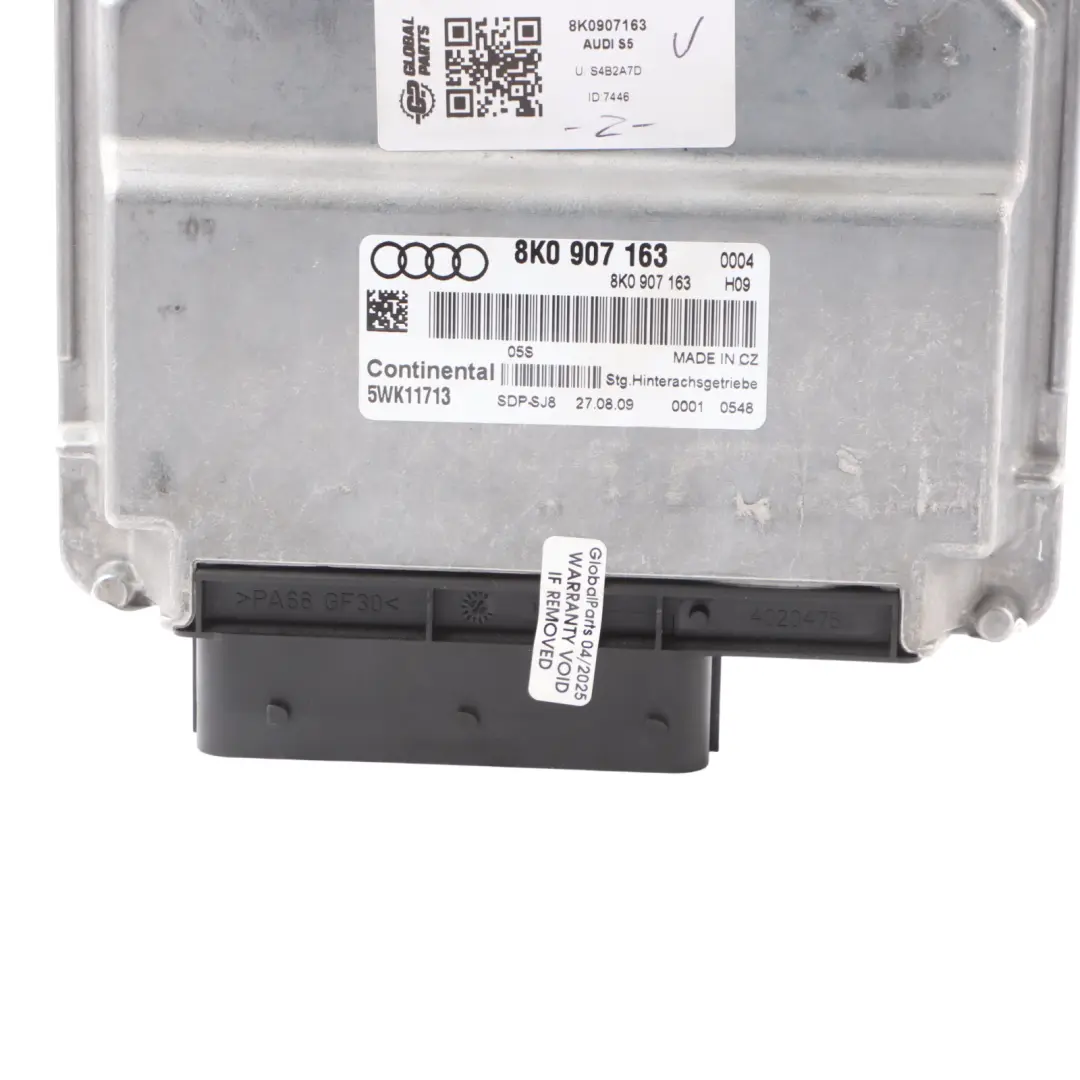 Audi S5 8T Differential Control Unit Function Module 8K0907163