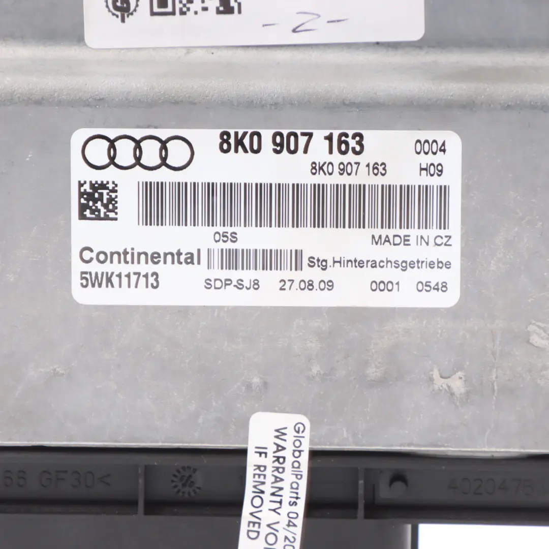 Audi S5 8T Differential Control Unit Function Module 8K0907163