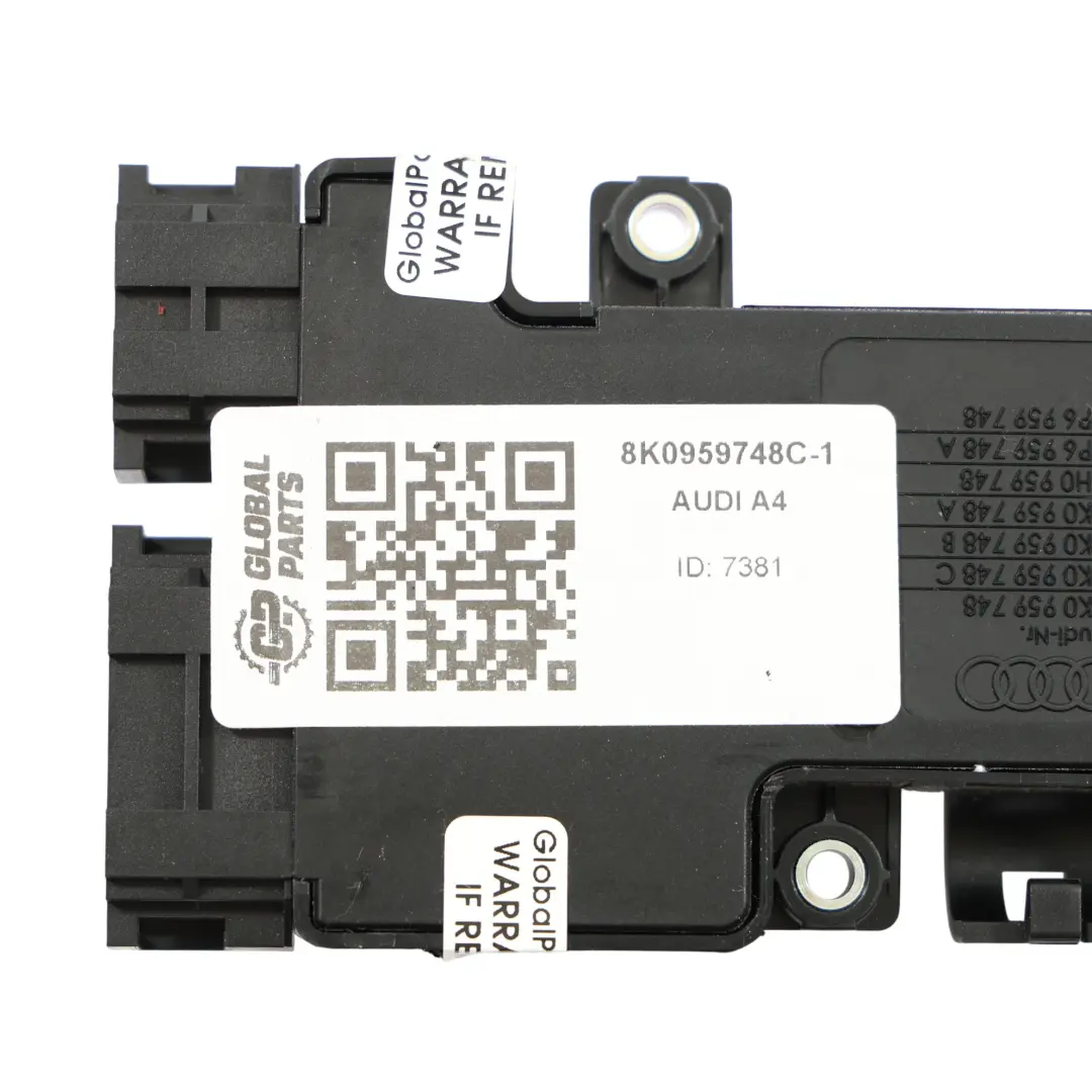 Audi A4 B8 Panel De Botones De Control Del Asiento Delantero Derecho 8K0959748C