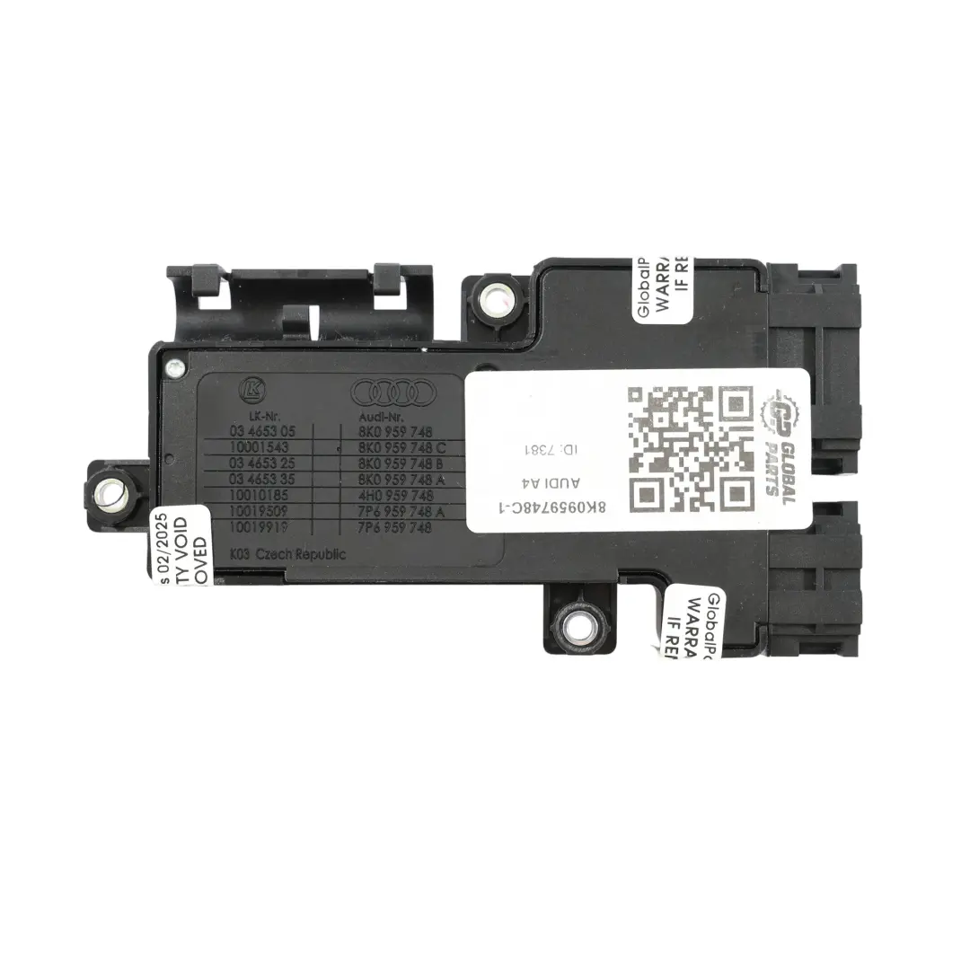 Audi A4 B8 Panel De Botones De Control Del Asiento Delantero Derecho 8K0959748C