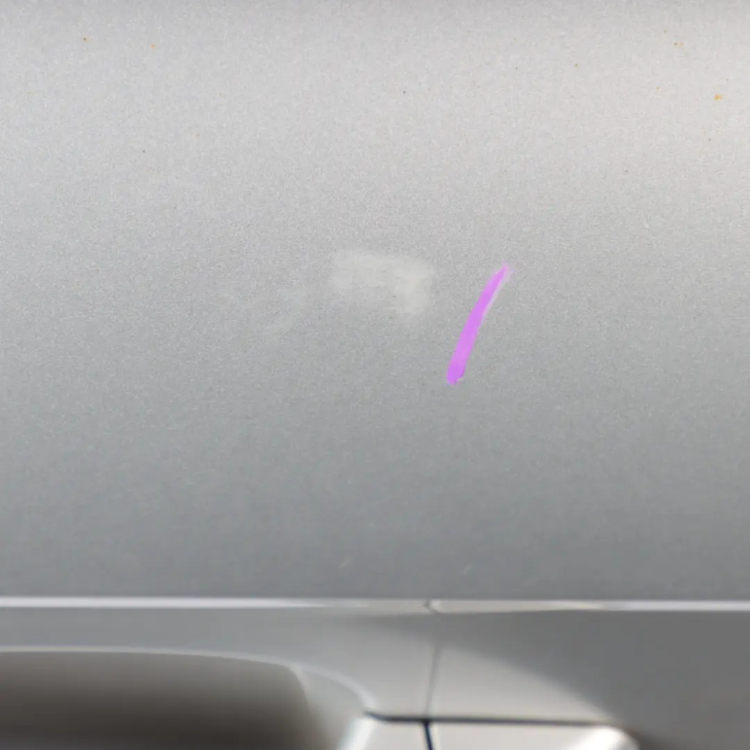 Audi A4 B8 Limousine Rear Door Left N/S Ice Metallic Silver - X7W 