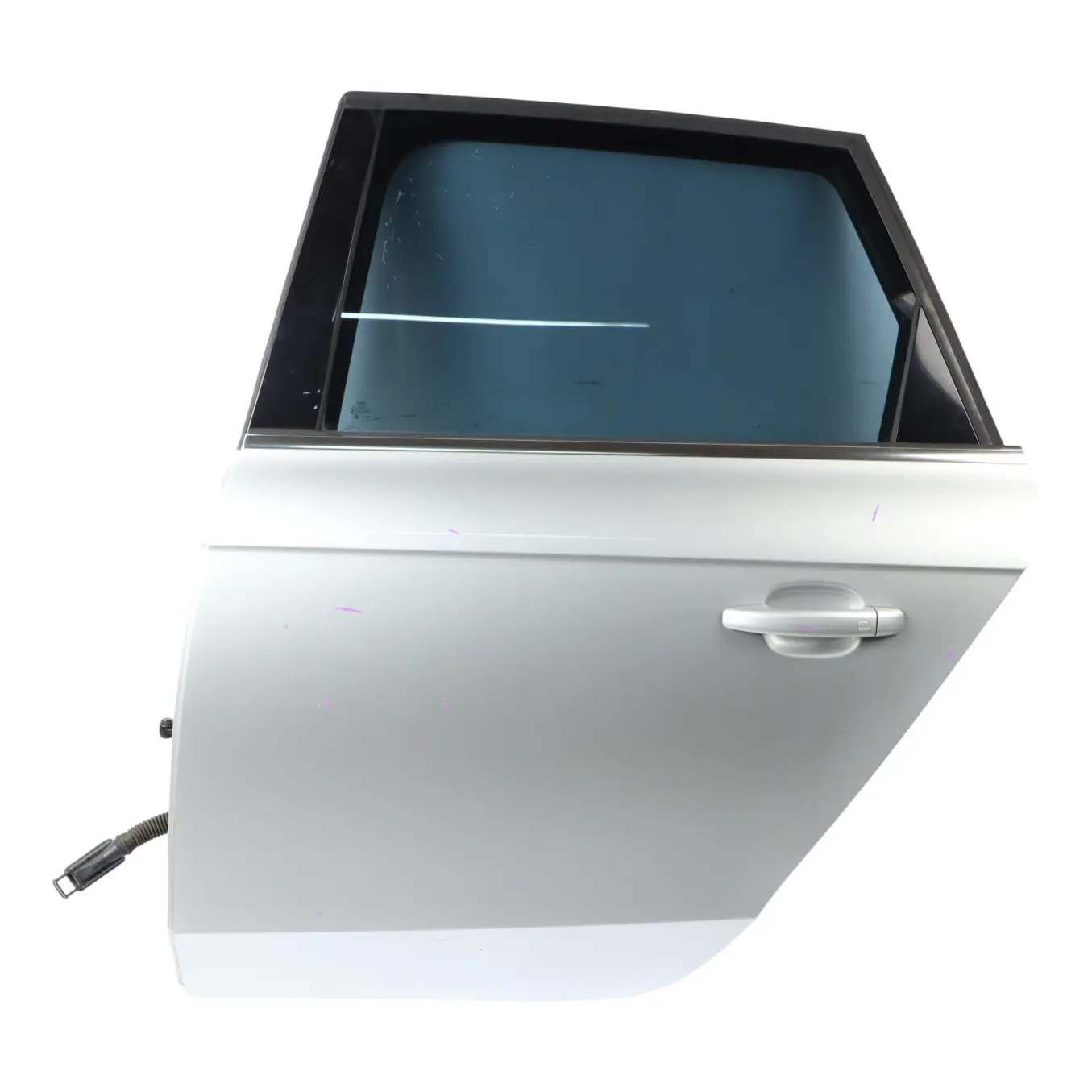 Audi A4 B8 Limousine Rear Door Left N/S Ice Metallic Silver - X7W