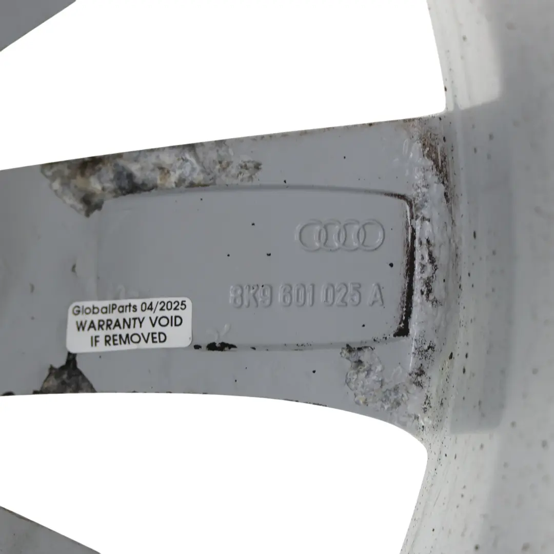 Audi A4 B8 8K Silver Wheel Alloy Rim 18" 8J ET:26 Multi Spoke 8K9601025A