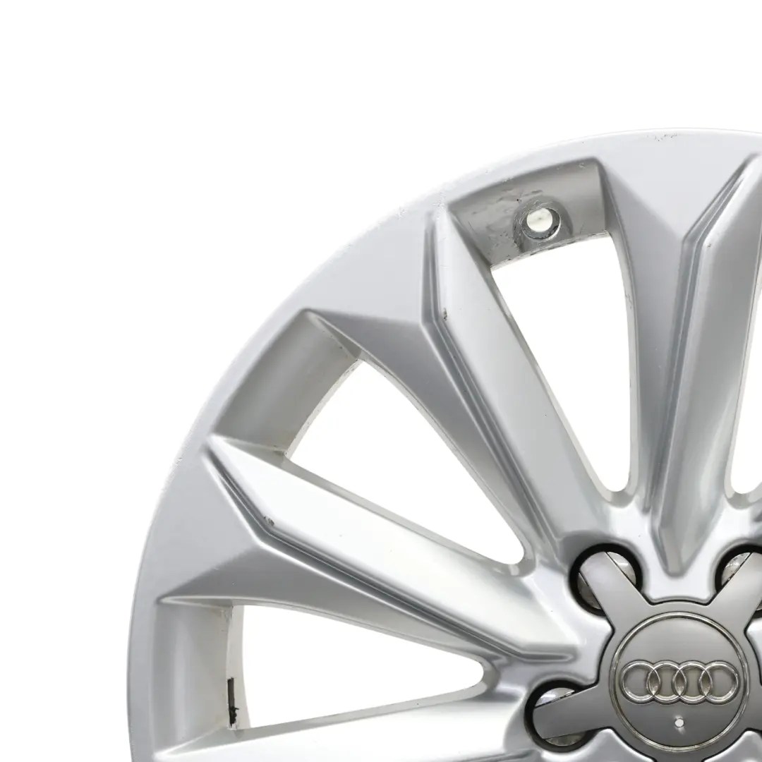 Audi A4 B8 8K Silver Wheel Alloy Rim 18" 8J ET:26 Multi Spoke 8K9601025A