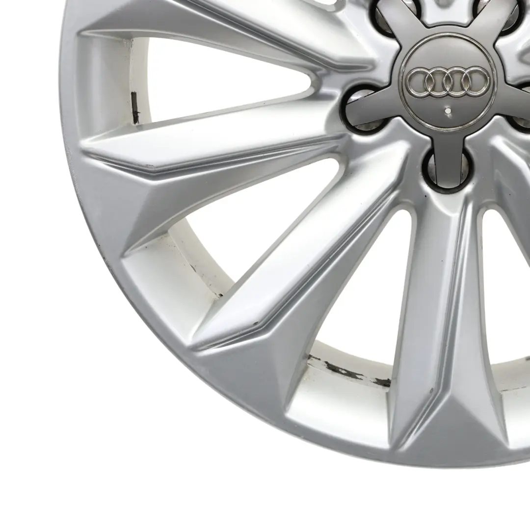 Audi A4 B8 8K Silver Wheel Alloy Rim 18" 8J ET:26 Multi Spoke 8K9601025A