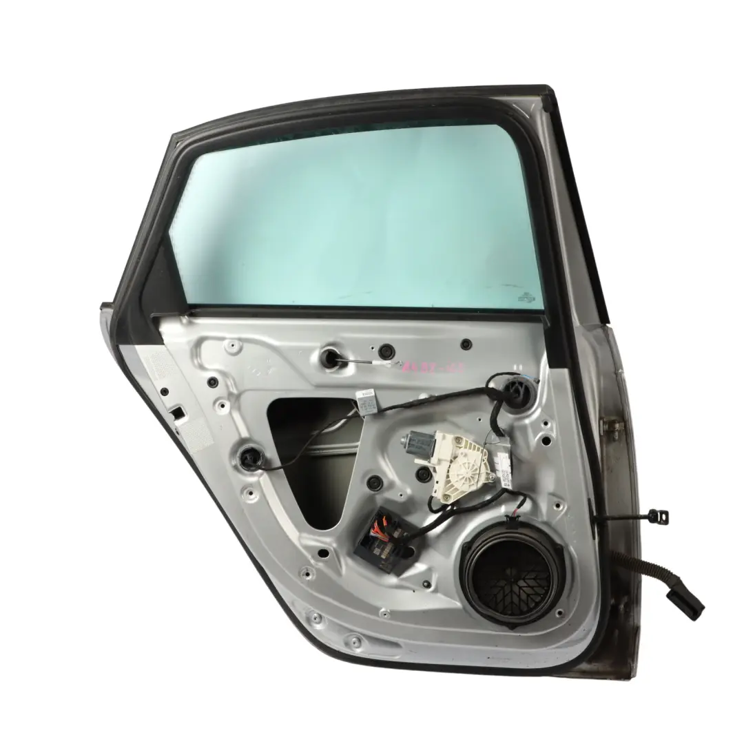 Audi A4 B8 Limousine Rear Door Left N/S Ice Metallic Silver - X7W 