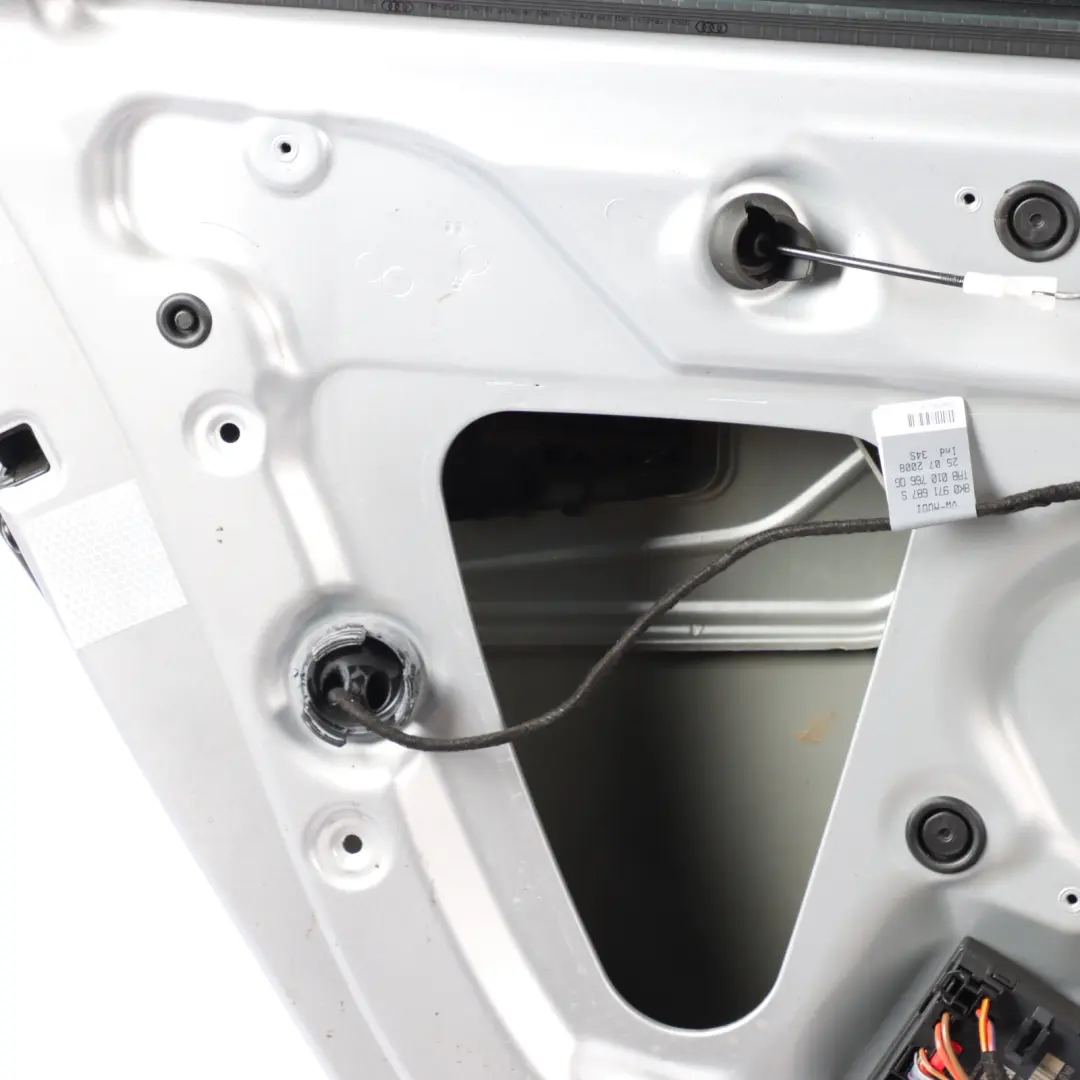 Audi A4 B8 Limousine Rear Door Left N/S Ice Metallic Silver - X7W 