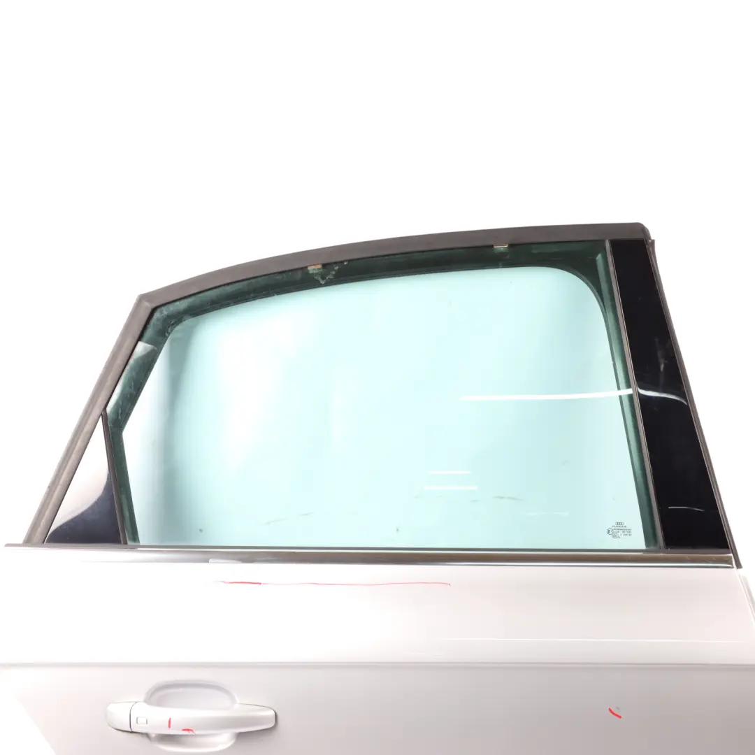 Audi A4 A8 Limousine Rear Door Right O/S Ice Silver Metallic - X7W