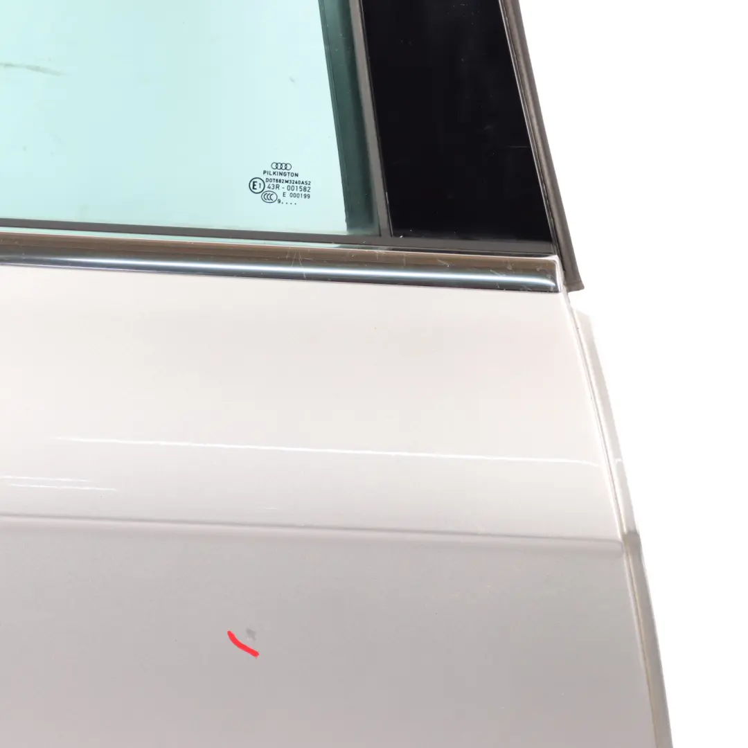 Audi A4 A8 Limousine Rear Door Right O/S Ice Silver Metallic - X7W