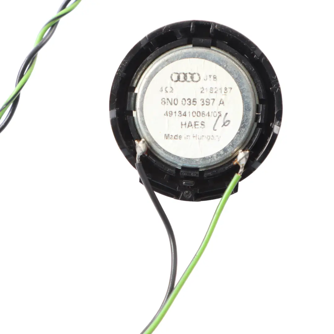 Audi TT 8N Tweeter Speaker Wiring Cable Front Door Left Right N/O/S 8N0035397A