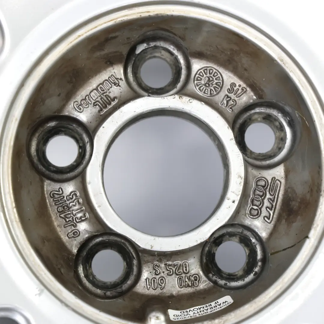 Audi Mk1 8N TT Silberne Leichtmetallfelge Alufelge 18" 8J ET:33 8N0601025S