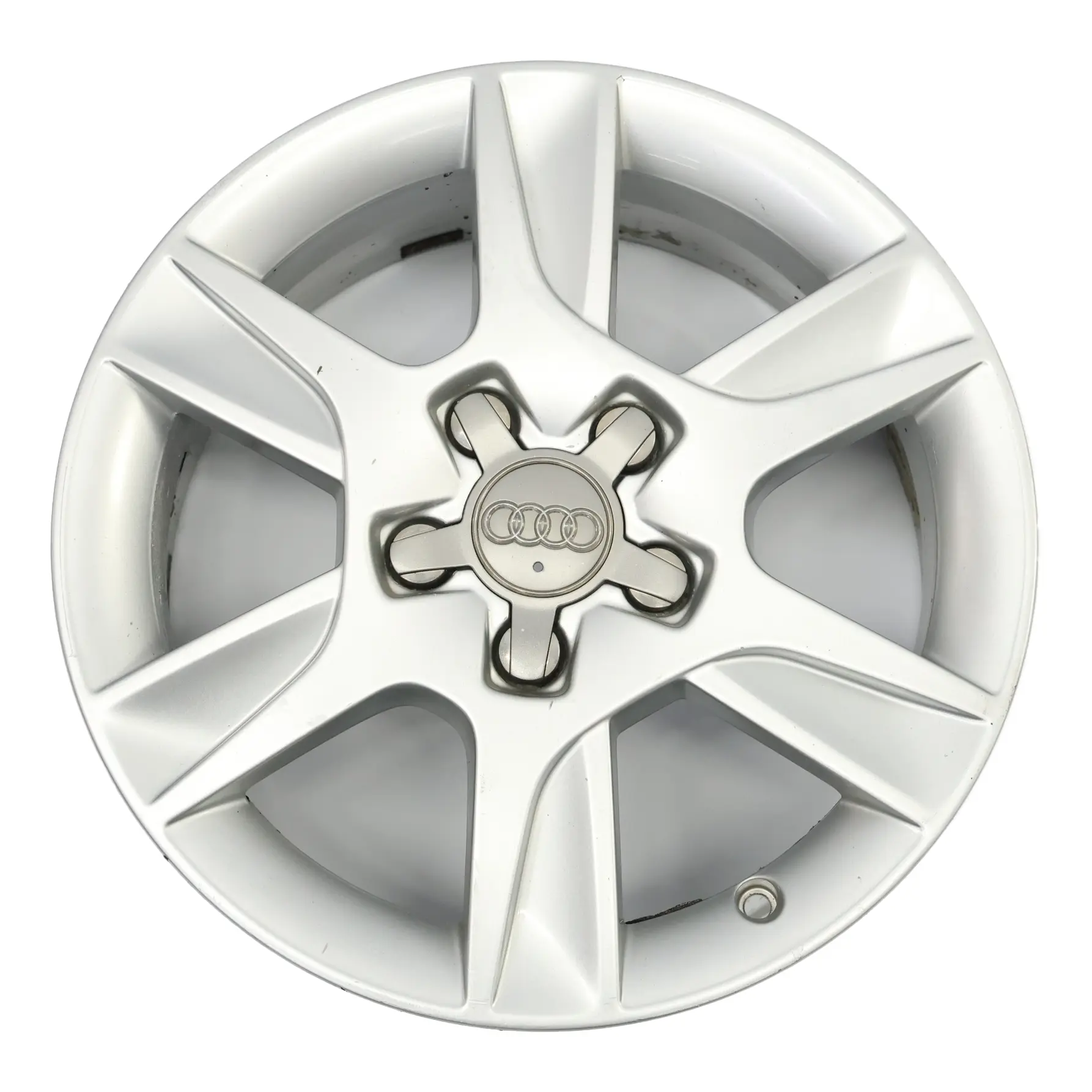 Audi A3 8P Silver Wheel Alloy Rim 16" 6,5J ET:50 6-Spoke 8P0601025AN