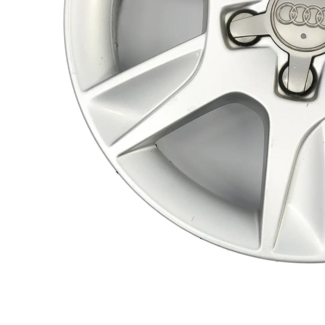 Audi A3 8P Silver Wheel Alloy Rim 16" 6,5J ET:50 6-Spoke 8P0601025AN