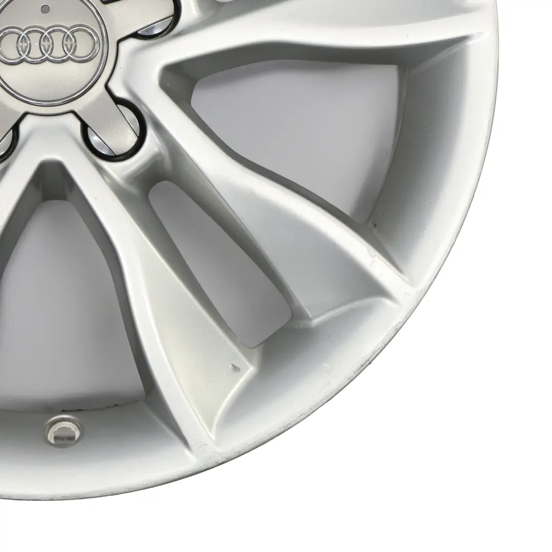 Audi A3 8P Silver Wheel Alloy Rim 17" 7,5J ET:56 Star Double Spoke 8P0601025CC