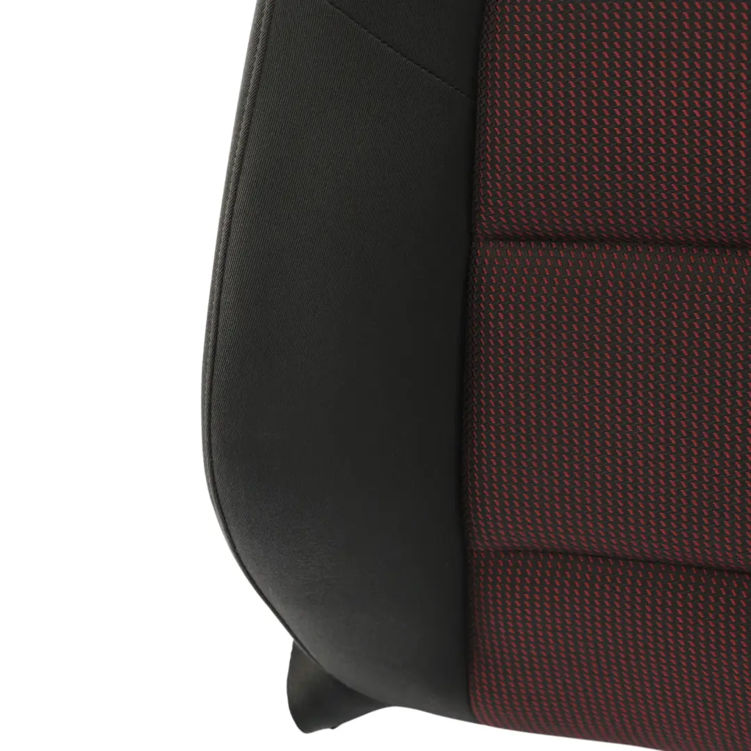 Audi A3 8P Asiento Delantero Respaldo Tela Izquierda Negro Rojo 8P0881805CJ