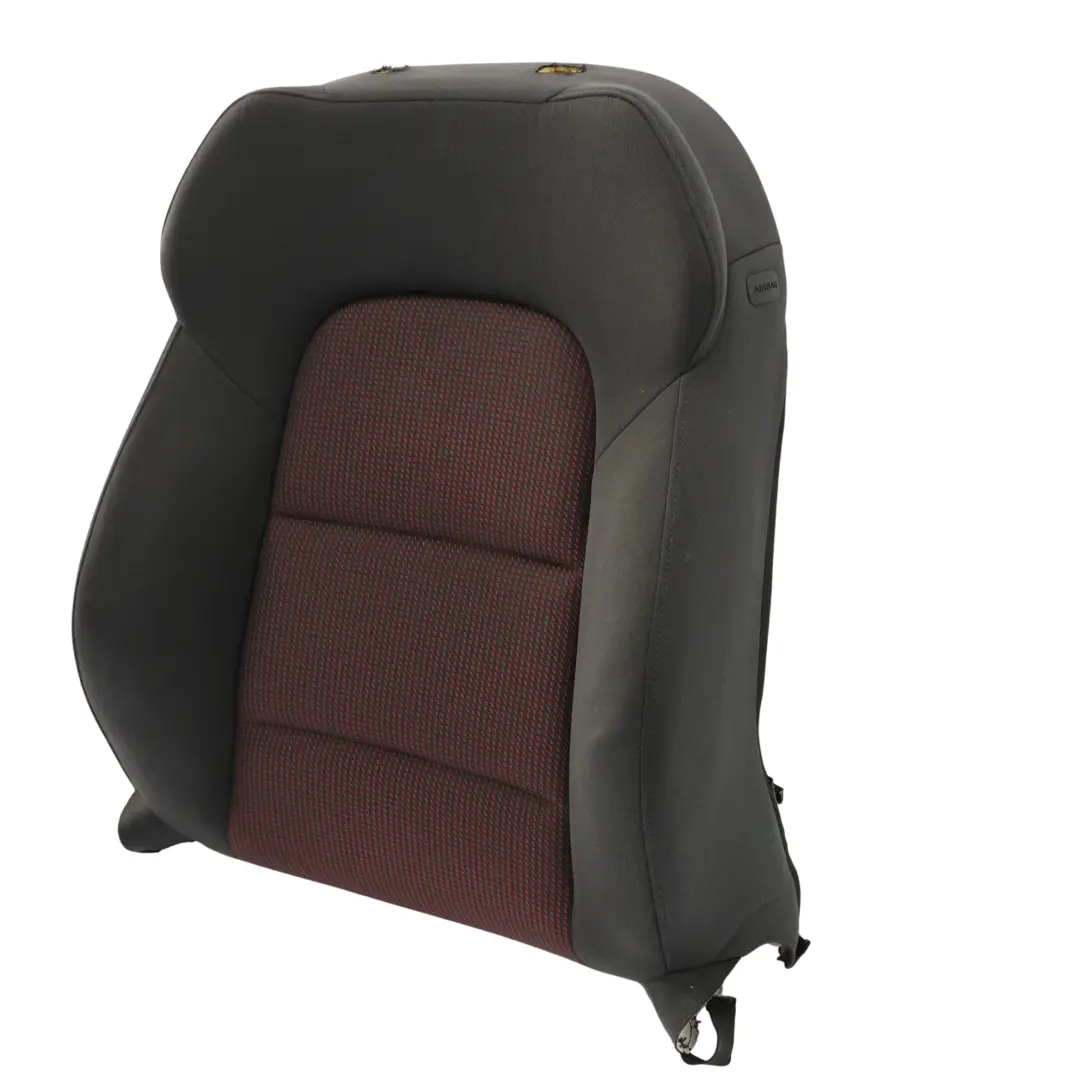 Audi A3 8P Asiento Delantero Respaldo Tela Izquierda Negro Rojo 8P0881805CJ