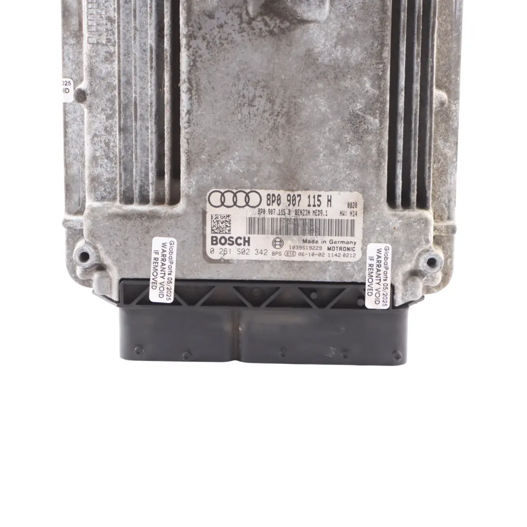BHZ 265HP Engine Control Module ECU Manual Audi S3 8P 2.0 TFSI - SKU 8P0907115H - Part number 8P0907115H