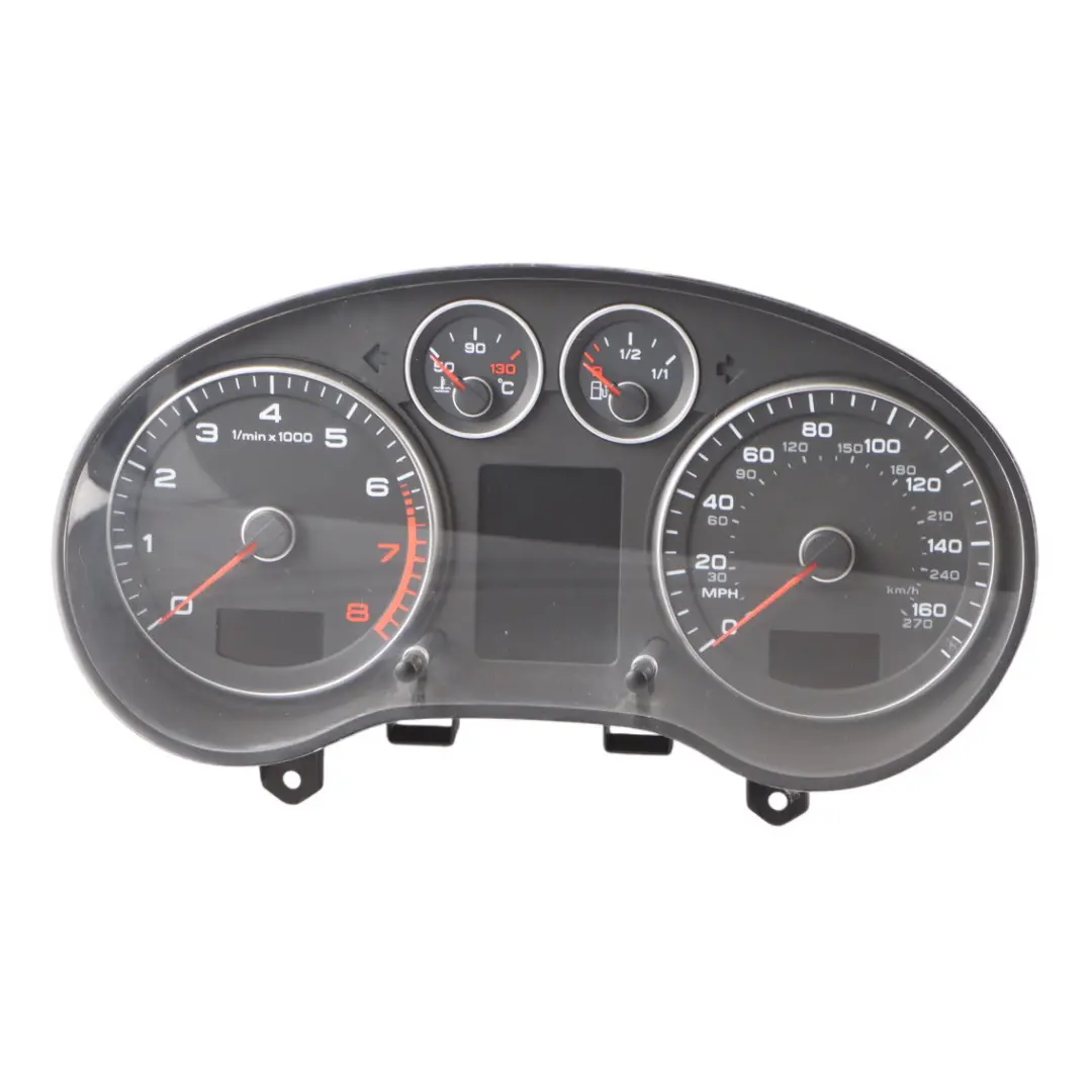 Audi A3 8P 1.4 TFSI Petrol Instrument Cluster Speedo Clocks Meter Manual 
