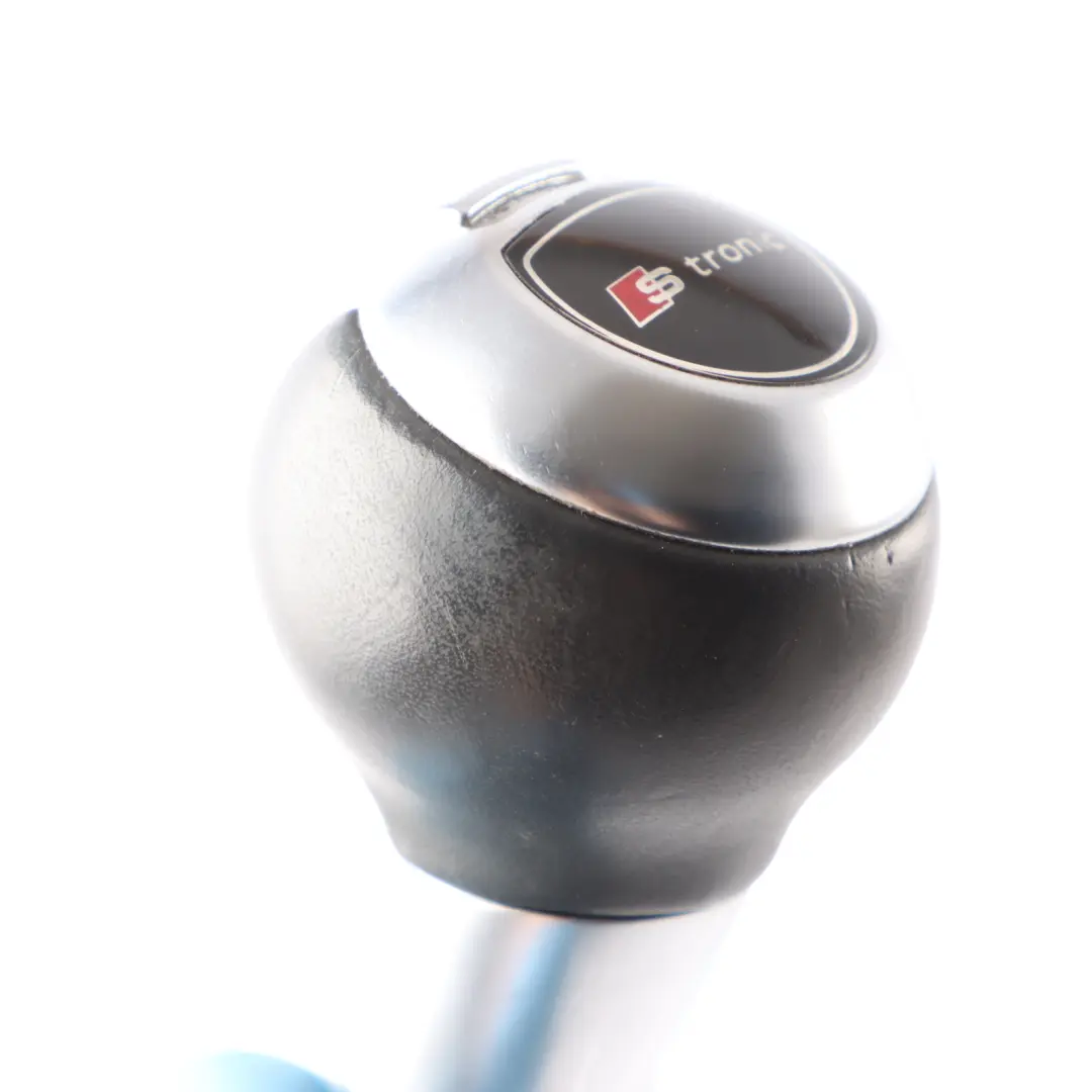 Audi A3 8P S Tronic Gear Shift Lever Selector Cover Knob Leather 8P2713139AB