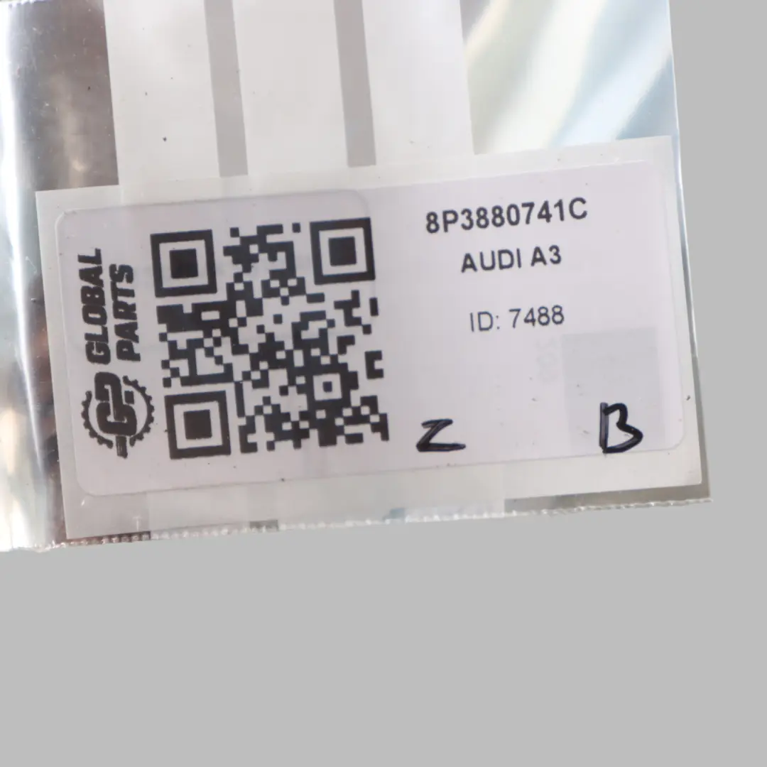 Audi A3 8P 3 Door Head Air Module Roof Curtain Right O/S 8P3880741C