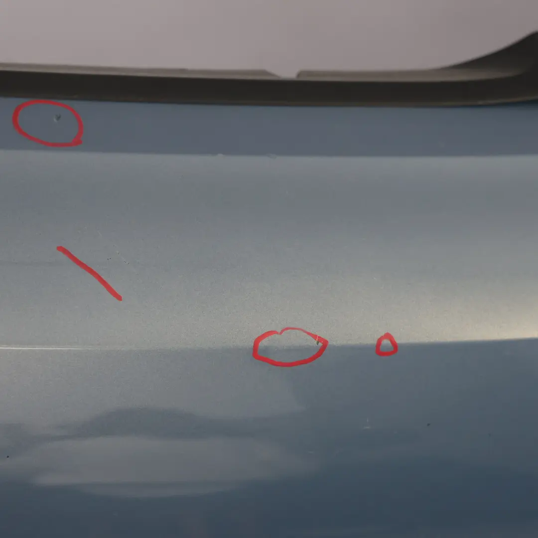 Audi A3 8P Rear Bumper Trim Panel Sphere Blue Metallic - X5X