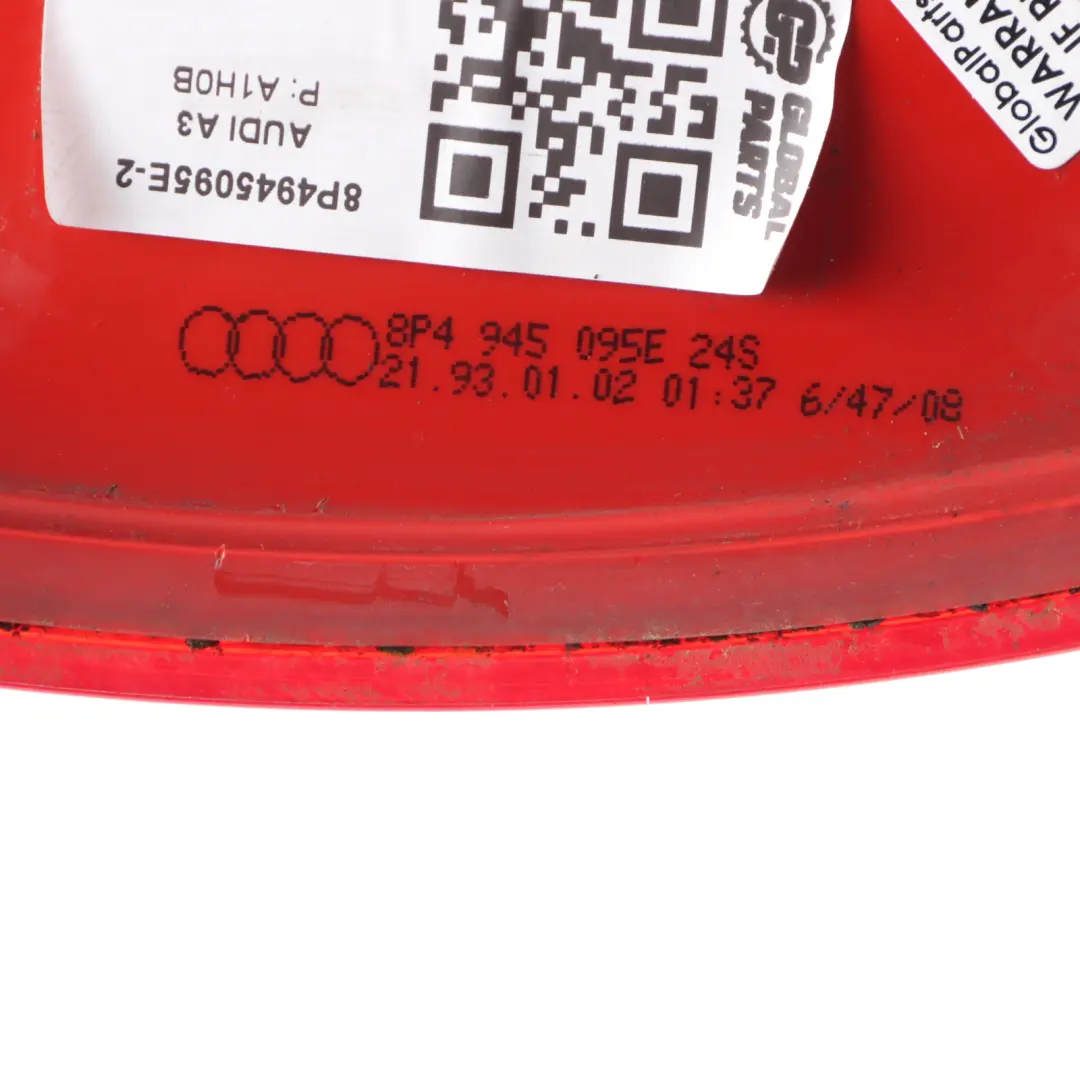 Audi A3 8P Rear Left N/S Tail Lamp Light Trunk Lid Tailgate Outer 8P4945095E