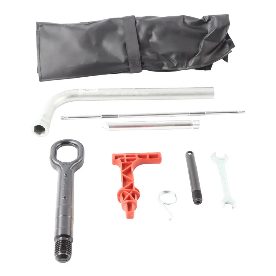 Audi Q7 4M Emergency Bord Tool Bag Boot Wheel Wrench SET 8R0012115A