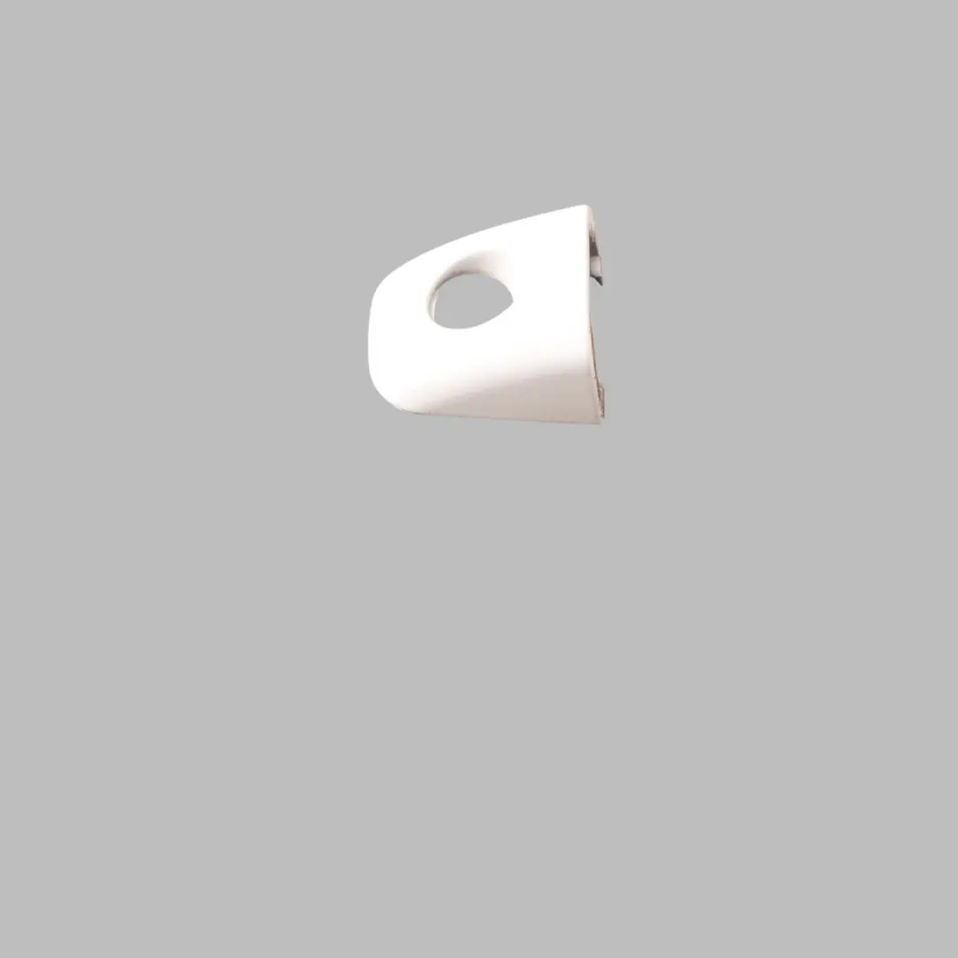 Lock Cover Audi A4 B8 A5 8T Front Door Driver's Side 8T0837879 Ibis White - Y9C 