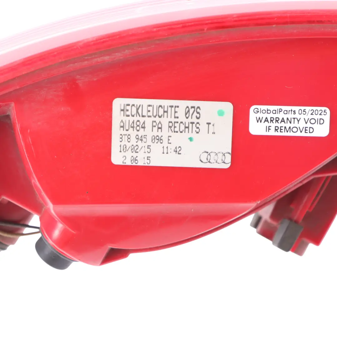 Audi A5 8T Sportback Tail Light Lamp Side Panel Rear Right O/S 8T8945096E