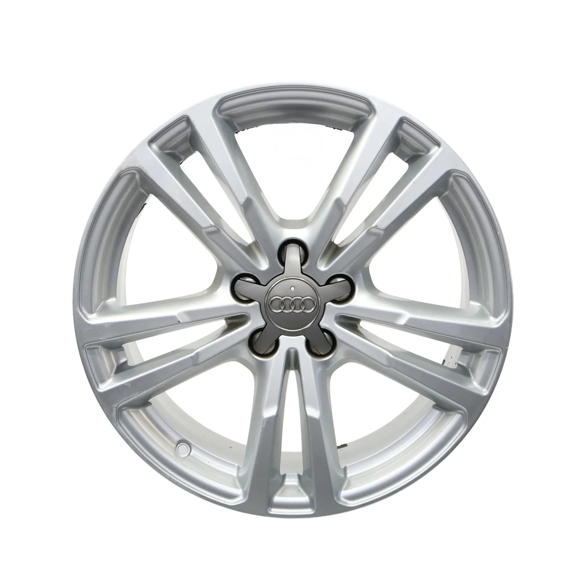 Audi Q3 8U Silver Wheel Alloy Rim 18" 7J ET:43 Double Star Spoke 8U0601025AJ